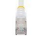 StarTech.com Cavo Ethernet CAT 6a - 2m - Bianco - Cavo di rete LAN Low Smoke Zero Halogen (LSZH) - 10GbE 500 NLWH-2M-CAT6A-PATCH