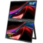 Verbatim Portable 15.6" FHD Dual Monitor Essentials Monitor portatile Nero 39,6 cm (15.6") LCD 1920 x 1080 Pixel Verbatim Portable 15.6" FHD Dual Monitor Essentials Monitor portatile Nero 39,6 cm (15.6") LCD 1920 x 1080 Pixel