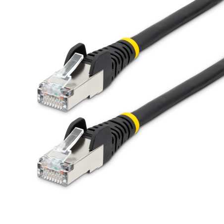 StarTech.com Cavo Ethernet CAT 6a - 5m - Nero - Cavo di rete LAN Low Smoke Zero Halogen (LSZH) - 10GbE 500MH NLBK-5M-CAT6A-PATCH