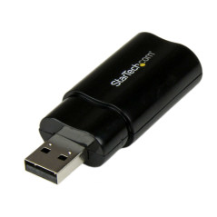 StarTech.com Scheda Audio Esterna Stereo USB 2.0 - Adattatore esterno scheda audio Stereo USB 2.0 a 3,5 mm Jack audi ICUSBAUDIOB