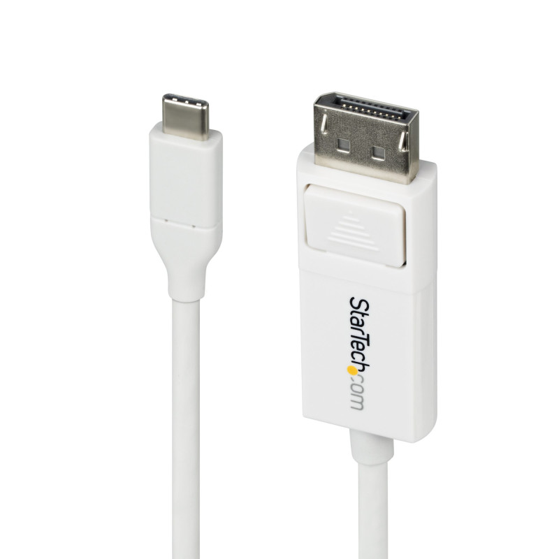 StarTech.com Cavo da USB-C a DisplayPort 1.2 da 2m, 4K 60 Hz, cavo adattatore bidirezionale da DP a USB Type-C / da USB-C a DP,
