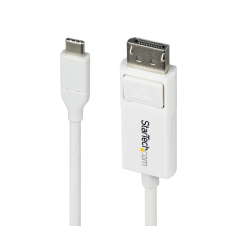 StarTech.com Cavo da USB-C a DisplayPort 1.2 da 2m, 4K 60 Hz, cavo adattatore bidirezionale da DP a USB Type-C   da USB-C a DP,