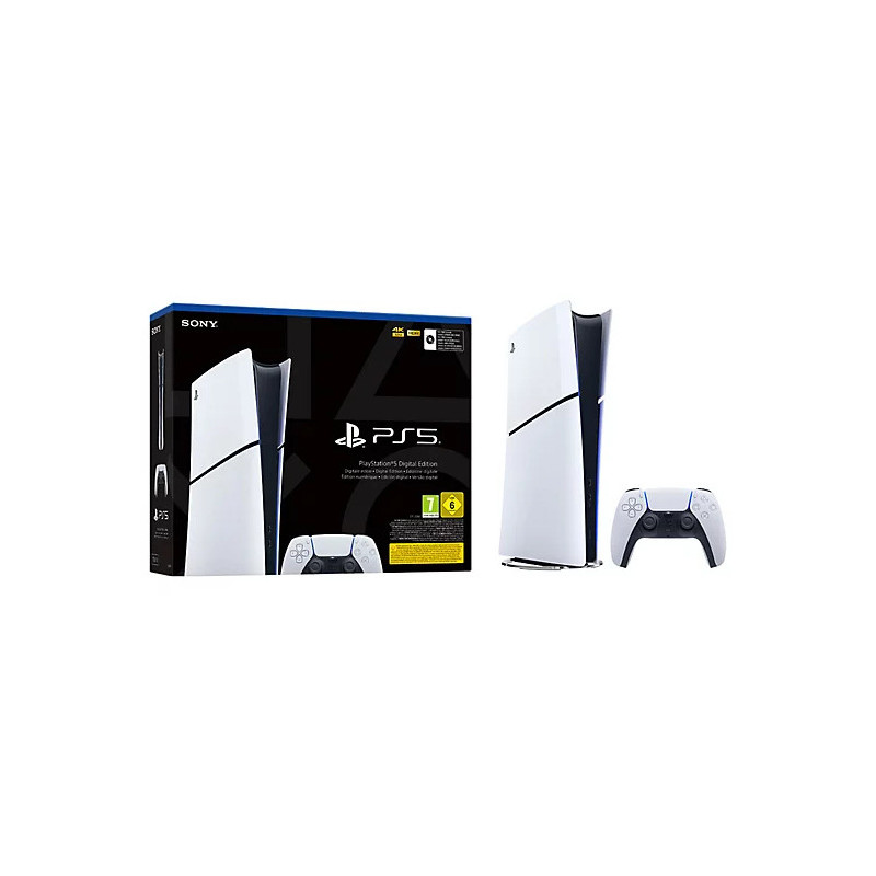 Sony PlayStation 5 Digital Edition 825 GB Wi-Fi Nero, Bianco Sony PlayStation 5 Digital Edition 825 GB Wi-Fi Nero, Bianco