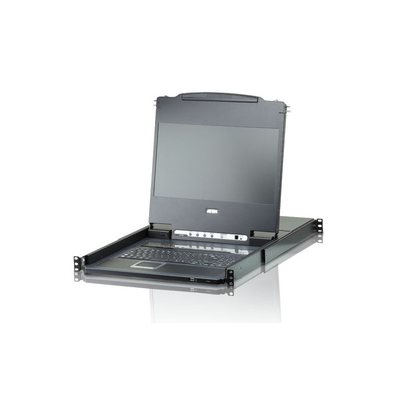 ATEN CL6708MW console a rack 43,9 cm (17.3") Nero 1U ATEN CL6708MW console a rack 43,9 cm (17.3") Nero 1U