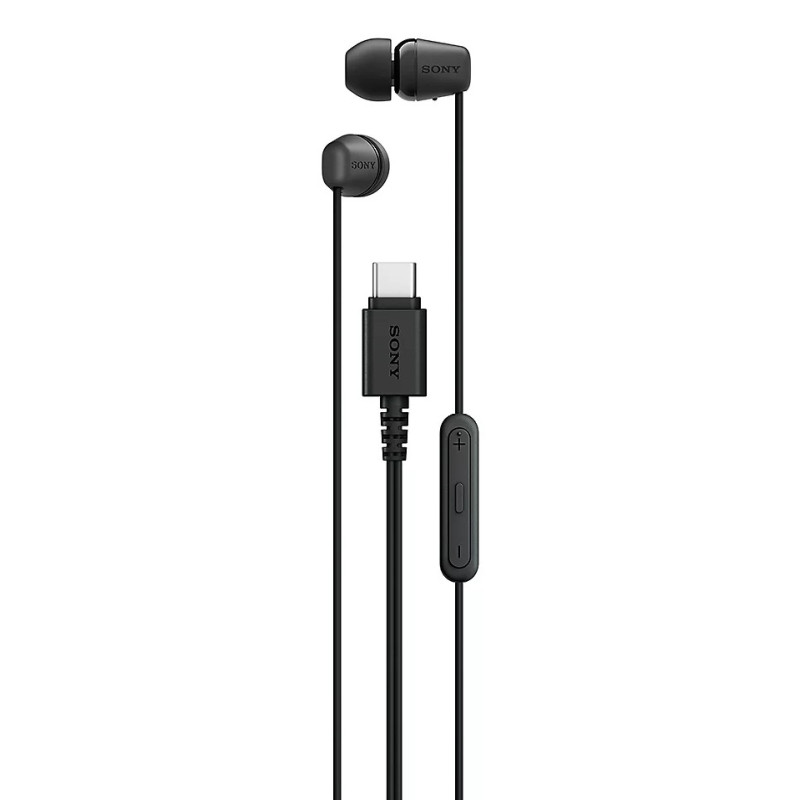 Sony IER-EX15C Auricolare Cablato In-ear Musica e Chiamate USB tipo-C Nero