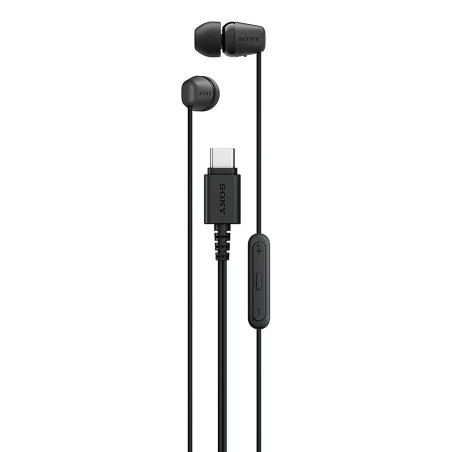 Sony IER-EX15C Auricolare Cablato In-ear Musica e Chiamate USB tipo-C Nero