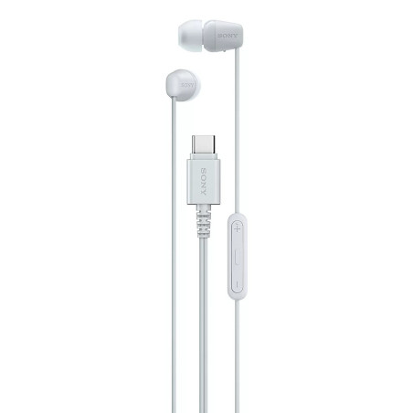 Sony IER-EX15C Auricolare Cablato In-ear Musica e Chiamate USB tipo-C Bianco