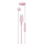 Sony IER-EX15C Auricolare Cablato In-ear Musica e Chiamate USB tipo-C Rosa