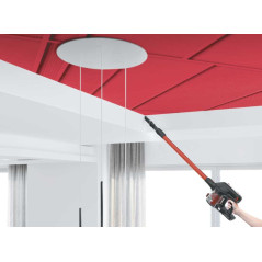 Hoover HF222AXL 011 Aspirapolvere a bastone 2 in 1 Batteria Secco Tessuto Senza sacchetto 0,7 L 220 W Nero