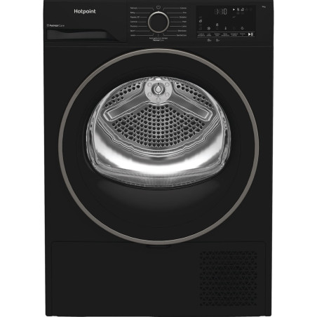 Hotpoint Ariston HPT 94D BBS IT, Capacità 9kg, classe C, colore Black,EasyIron, PetHair Removal | Profondità mobile 60cm