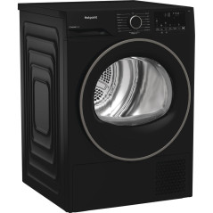 Hotpoint Ariston HPT 94D BBS IT, Capacità 9kg, classe C, colore Black,EasyIron, PetHair Removal | Profondità mobile 60cm