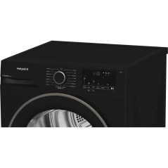 Hotpoint Ariston HPT 94D BBS IT, Capacità 9kg, classe C, colore Black,EasyIron, PetHair Removal | Profondità mobile 60cm