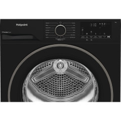 Hotpoint Ariston HPT 94D BBS IT, Capacità 9kg, classe C, colore Black,EasyIron, PetHair Removal | Profondità mobile 60cm