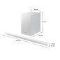 Samsung Soundbar HW-S701D/ZF Serie S, 7 Speaker, Wireless Dolby Atmos, Audio a 3.1 Canali, Q-Simphony, Compatibile con Alexa e