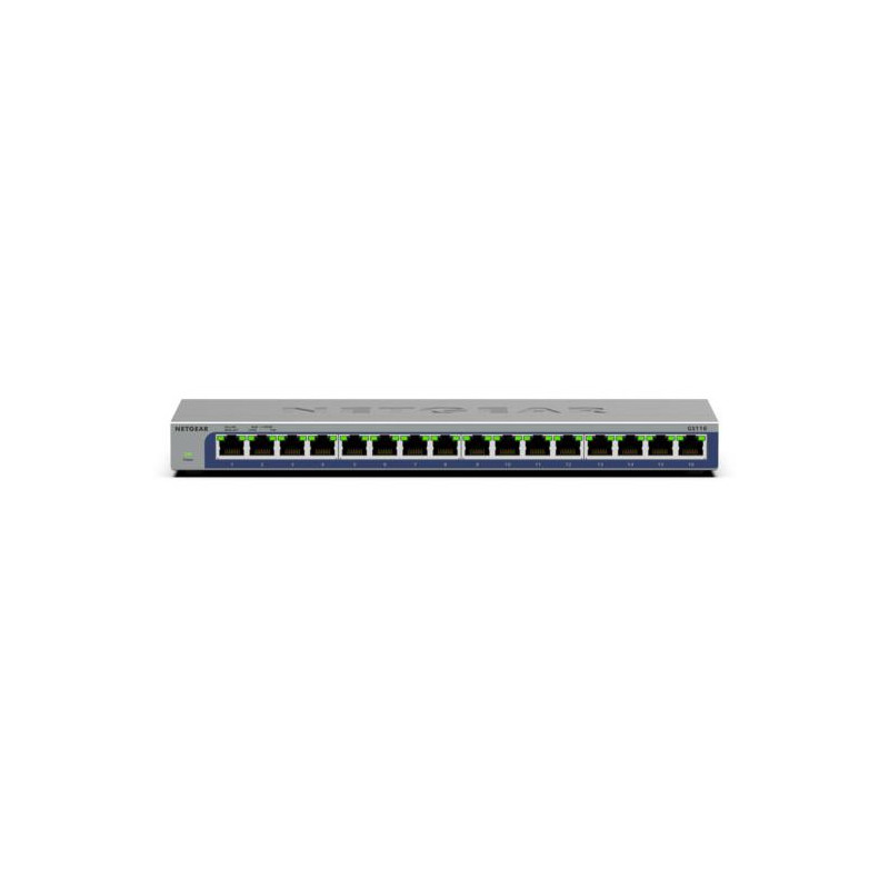 NETGEAR GS116 Non gestito L2 Gigabit Ethernet (10/100/1000) Nero
