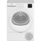 Beko BMT73EW Asciugatrice 7kg, Classe D, Linea Estetica NX, motore asincrono, Display digitale, colore Bianco, oblò Bianco