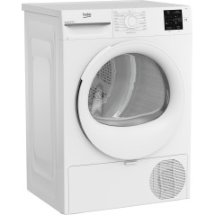 Beko BMT73EW Asciugatrice 7kg, Classe D, Linea Estetica NX, motore asincrono, Display digitale, colore Bianco, oblò Bianco