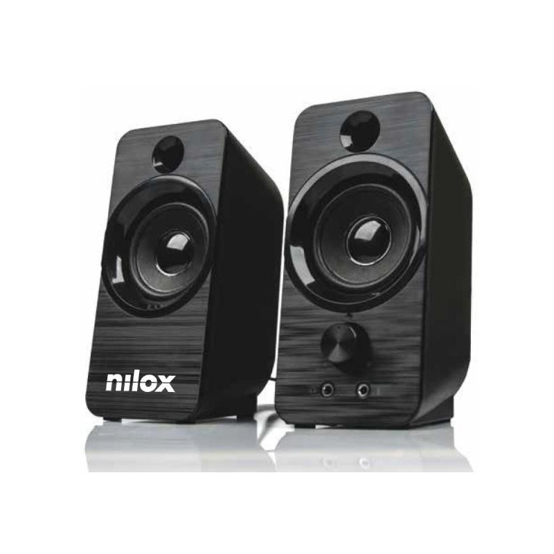 Nilox CASSE ACUSTICHE PC 6W 1-via Nero Cablato 3 W