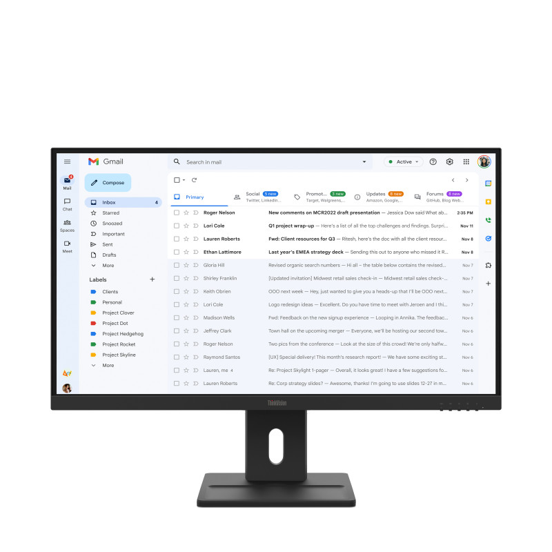 Lenovo ThinkVision E27-40 LED display 68,6 cm (27") 1920 x 1080 Pixel Full HD LCD Nero