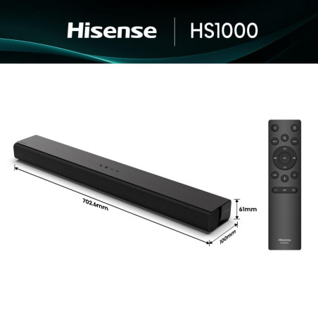 Hisense HS1000 Nero 2.0 canali 120 W