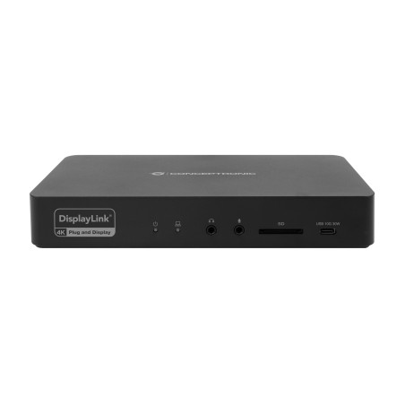 Conceptronic replicatore DONN31B di porte e docking station per laptop Cablato USB 3.2 Gen 2 (3.1 Gen 2) Type-C Nero