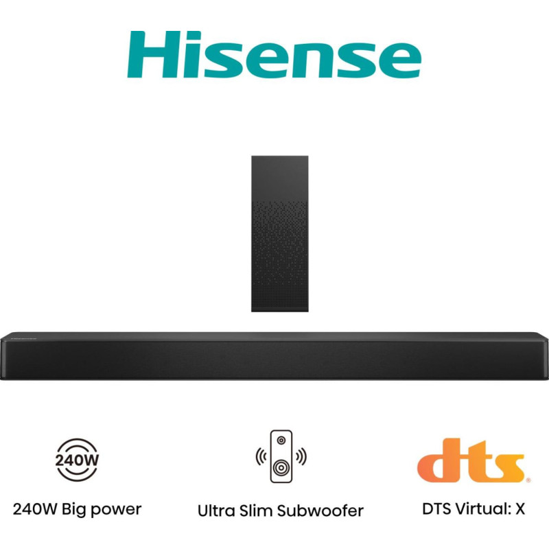 Hisense HS2100 Nero 2.1 canali 240 W Hisense HS2100 Nero 2.1 canali 240 W