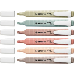 STABILO swing cool NatureCOLORS evidenziatore 6 pz Punta smussata Multicolore