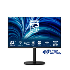 Philips 32B2U3601 00 Monitor PC 80 cm (31.5") 2560 x 1440 Pixel Quad HD LCD Nero