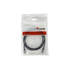 Equip 128382 Cavo USB4 Gen 2x2 da C a C, M M, 2,0 m, PD 100W, 4K 60Hz, 20Gbps, nero