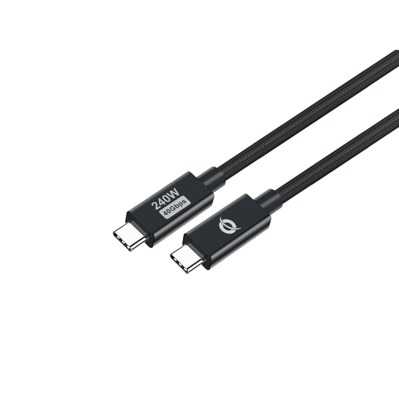 Conceptronic ETTA04B12 cavo USB USB4 Gen 3x2 1,2 m USB C Nero Conceptronic ETTA04B12 cavo USB USB4 Gen 3x2 1,2 m USB C Nero