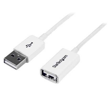 StarTech.com Cavo prolunga USB 2.0 da A ad A - Cavo Extender USB2.0 Maschio / Femmina da 3m - Bianco USBEXTPAA3MW