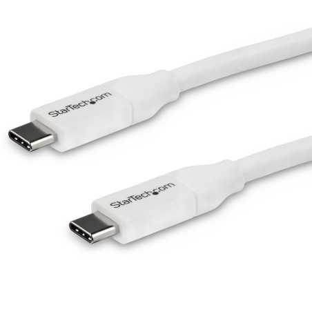 StarTech.com Cavo USB-C a USB-C 5A PD - M/M - Bianco - 4m - USB 2.0 - Conforme USB-IF USB2C5C4MW