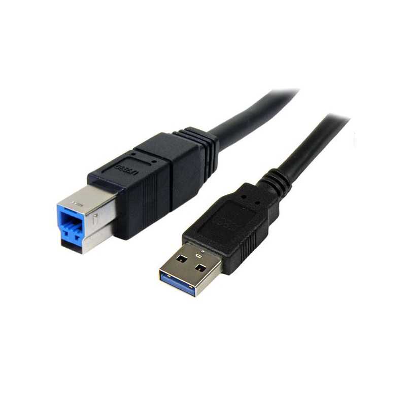 StarTech.com Cavo USB 3.0 SuperSpeed 3 m A a B - M/M, colore nero USB3SAB3MBK