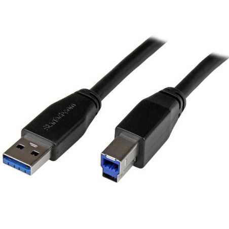 StarTech.com Cavo USB 3.0 attivo USB-A a USB-B - USB 3.1 Gen 1 (5 Gbps) da 5m USB3SAB5M