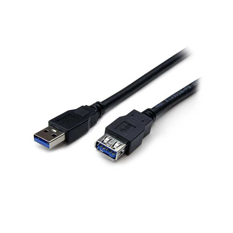 StarTech.com Cavo prolunga USB 3.0 SuperSpeed Tipo A da 2m da A ad A - Maschio/Femmina USB3SEXT2MBK
