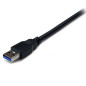StarTech.com Cavo prolunga USB 3.0 SuperSpeed Tipo A da 2m da A ad A - Maschio/Femmina USB3SEXT2MBK