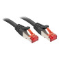 Lindy RJ-45 Cat.6 S/FTP 20m cavo di rete Nero Cat6 S/FTP (S-STP)