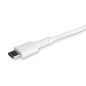 StarTech.com Cavo durevole da USB-C a Lightning da 2m bianco - Cavo di alimentazione/sincronizzazione in Fibra aram RUSBCLTMM2MW