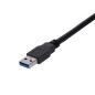 StarTech.com Cavo di prolunga USB 3.0 SuperSpeed da 1 m A ad A nero - M/F USB3SEXT1MBK
