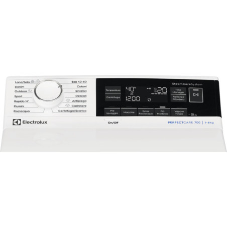 Electrolux SensiCare 600 EW7T336A Lavatrice a carica dall'alto serie 700 SteamCare 6 kg