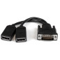 StarTech.com Cavo Adattatore LFH59 / DMS59 a doppio DisplayPort - Convertitore LFH59 a due uscite DP da 20cm DMSDPDP1 StarTech.com Cavo Adattatore LFH59 / DMS59 a doppio DisplayPort - Convertitore LFH59 a due uscite DP da 20cm DMSDPDP1