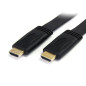 StarTech.com Cavo HDMI ad alta velocità da 5 m - Cavo piatto Ultra HD 4k x 2k con Ethernet - HDMI - M/M HDMM5MFL