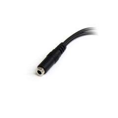 StarTech.com Adattatore splitter cuffie a 4 pin da 3,5 mm a 2x 3,5 mm a 3 pin - F/M MUYHSFMM