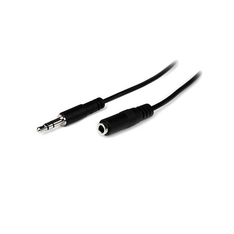 StarTech.com Cavo audio di prolunga stereo slim da 3,5 mm 2 m - M/F MU2MMFS