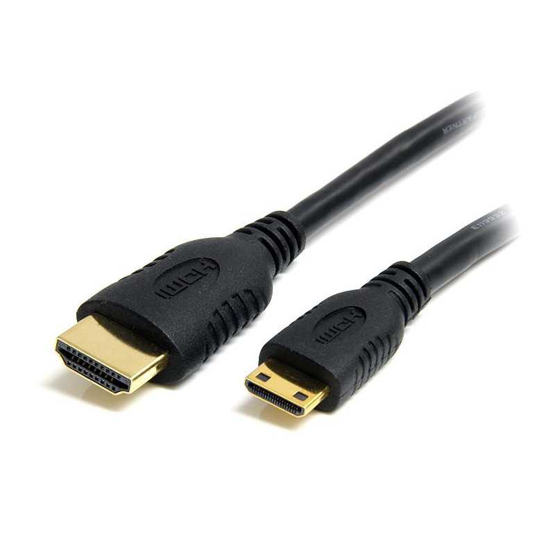 StarTech.com Cavo HDMI ad alta velocità 0,5m con Ethernet - HDMI a Mini HDMI - M/M HDACMM50CM StarTech.com Cavo HDMI ad alta velocità 0,5m con Ethernet - HDMI a Mini HDMI - M/M HDACMM50CM
