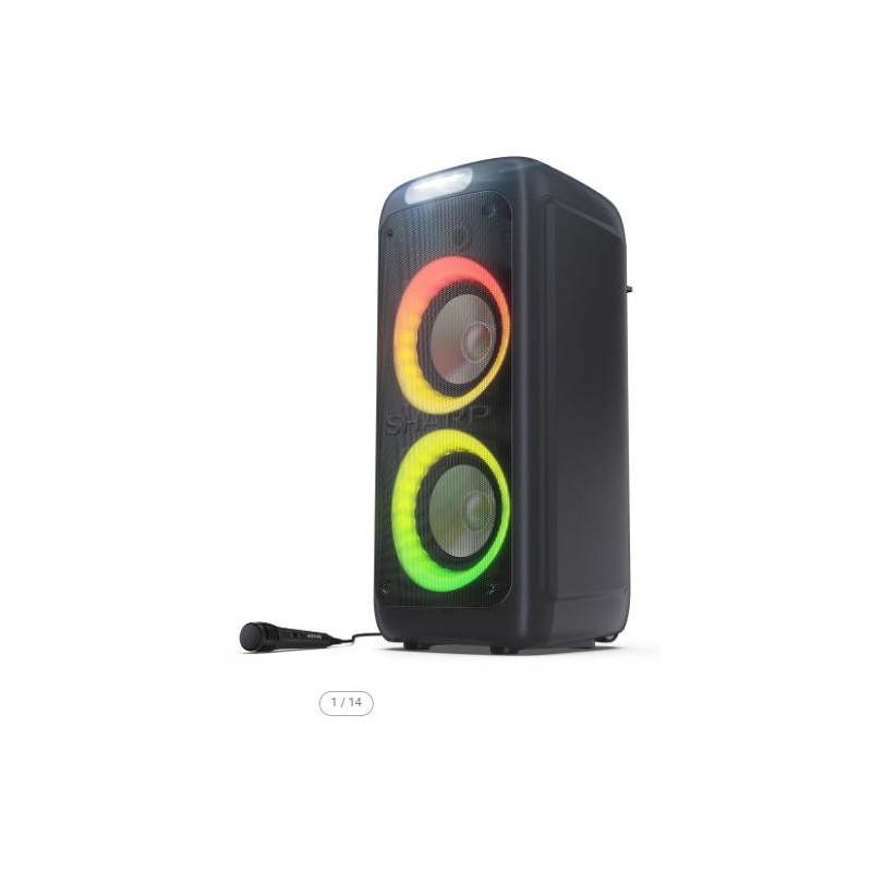 Sharp PS-949 altoparlante portatile e per feste Altoparlante da festa Nero Sharp PS-949 altoparlante portatile e per feste Altoparlante da festa Nero