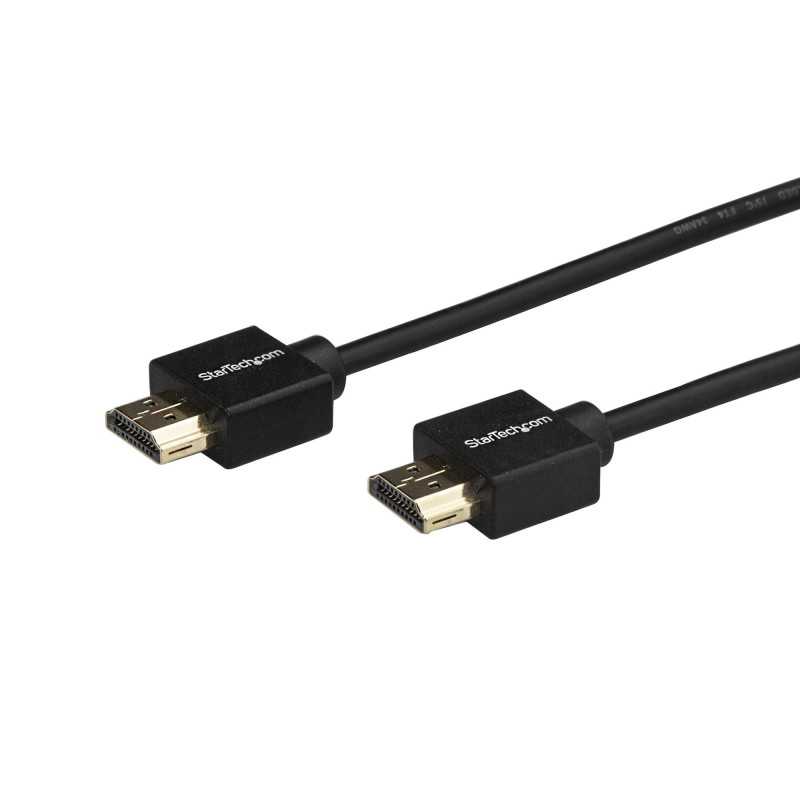 StarTech.com Cavo HDMI 2.0 da 2m, cavo HDMI 4K ad alta velocità con Ethernet, 4K 60Hz HDR10, cavetto HDMI UHD, connetto HDMM2MLP