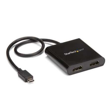 StarTech.com Adattatore USB-C a doppio HDMI, MST Hub USB Tipo C multi monitor, splitter HDMI 4K 30Hz per laptop USB  MSTCDP122HD