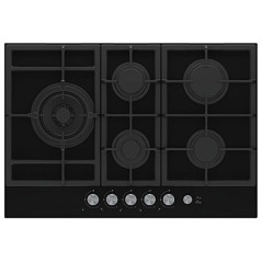 Beko HILL 75235 S piano cottura Nero Da incasso 75 cm Gas 5 Fornell...