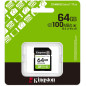 Kingston Canvas Select Plus Scheda di memoria SD 64GB
